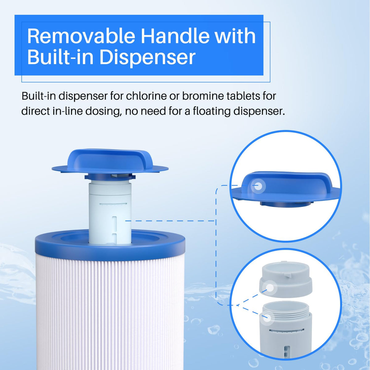 POOLPURE compatibility range highlights easy cross-compatibility with popular filter models.