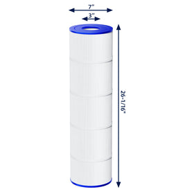 POOLVEFECT PF-07077 trilobal filtration fabric close-up for higher efficiency