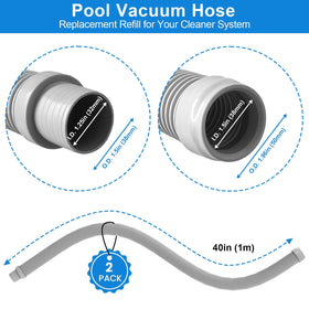Poolvio 1.5-inch male-female cuffs ensure easy, secure connections