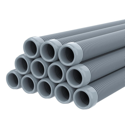 Poolvio 40ft vacuum hose with 1.5in cuffs, easy universal compatibility for inground cleaners