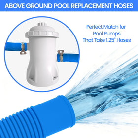 Poolvio hoses compatible with Coleman and Bestway pumps for easy upgrade