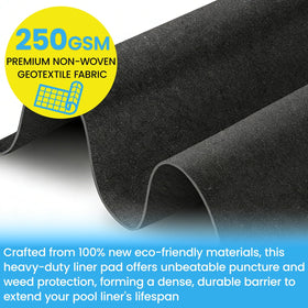 Poolvio easy-trim design enables a customized pool fit.