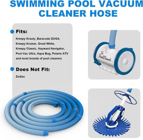 Fill the hose with water before use to maximize suction consistency