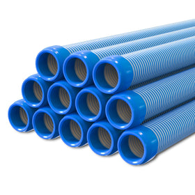Poolvio pool vacuum hose 40 ft assembled for easy cleaning coverage