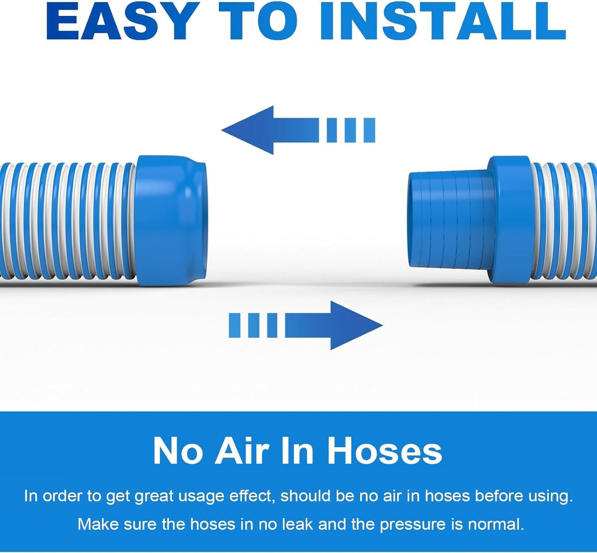 Durable PE and EVA material resists UV and pool chemicals