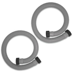 POOLWHALE 1.5-inch 40-inch pool hose replacement pair for above-ground pools, easy tool-free installation.