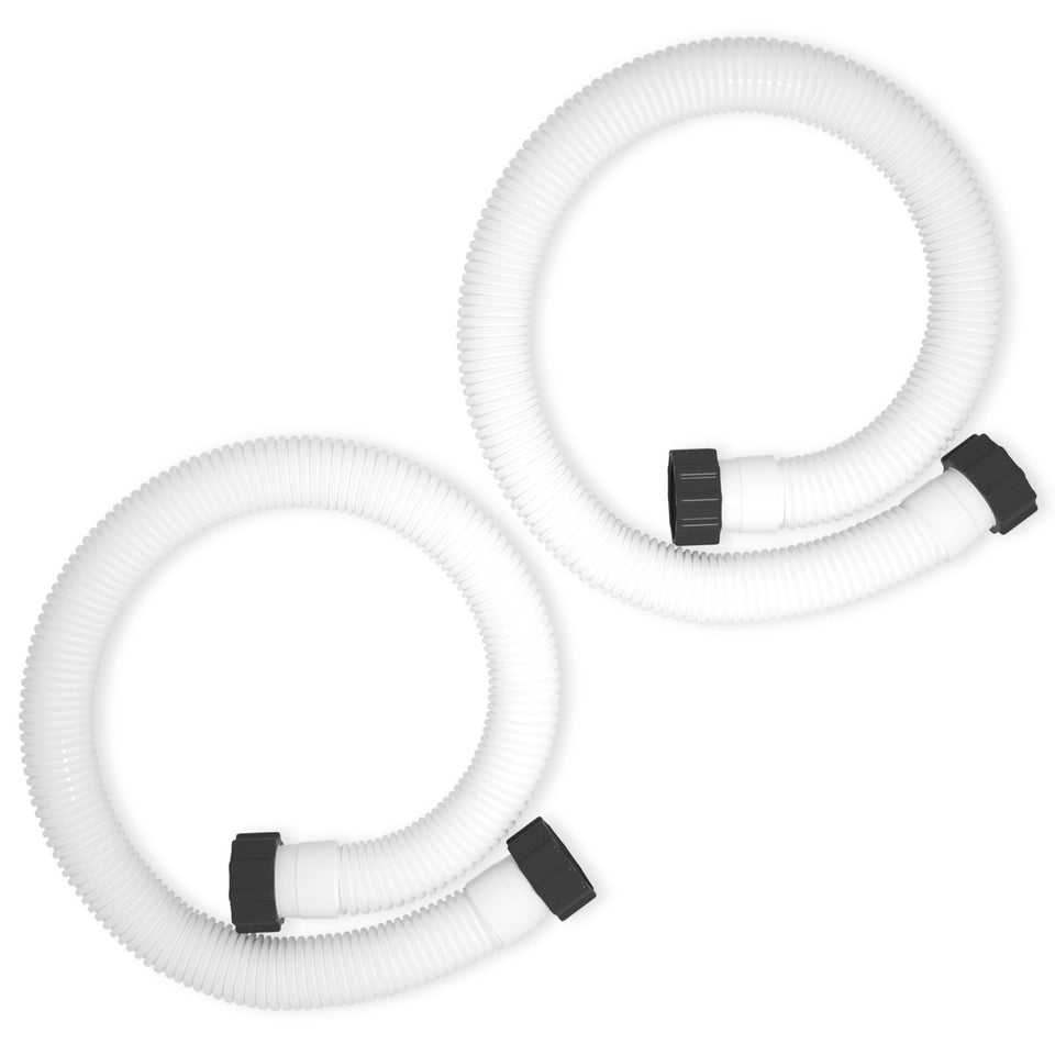 PoolWhale 1.5in x 40in hose pack 2—durable, quick-install replacement for above-ground pools.