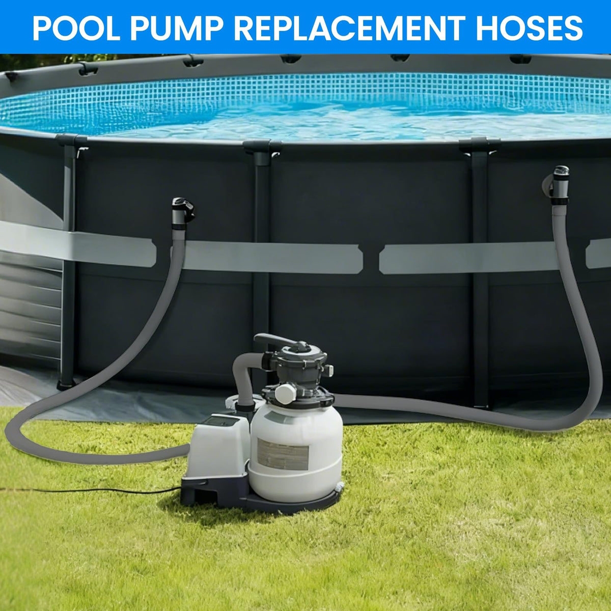 Ideal for above-ground pools and saltwater or sand filtration systems.