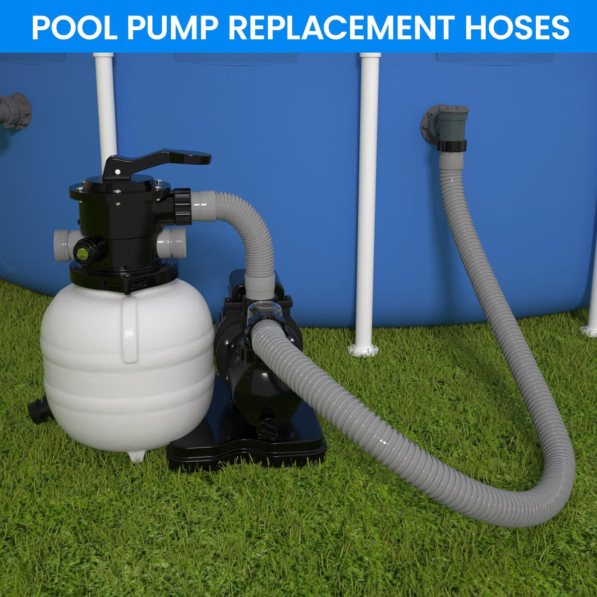 Designed for above-ground pools; not compatible with 1.25-inch systems.