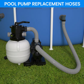 Designed for above-ground pools; not compatible with 1.25-inch systems.