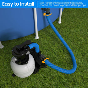 POOLWHALE durable polyethylene hose for high-pressure flow.