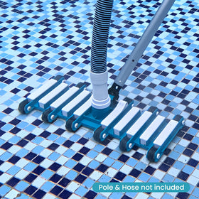 POOLWHALE-compatible vacuum head for both above-ground and inground pools.