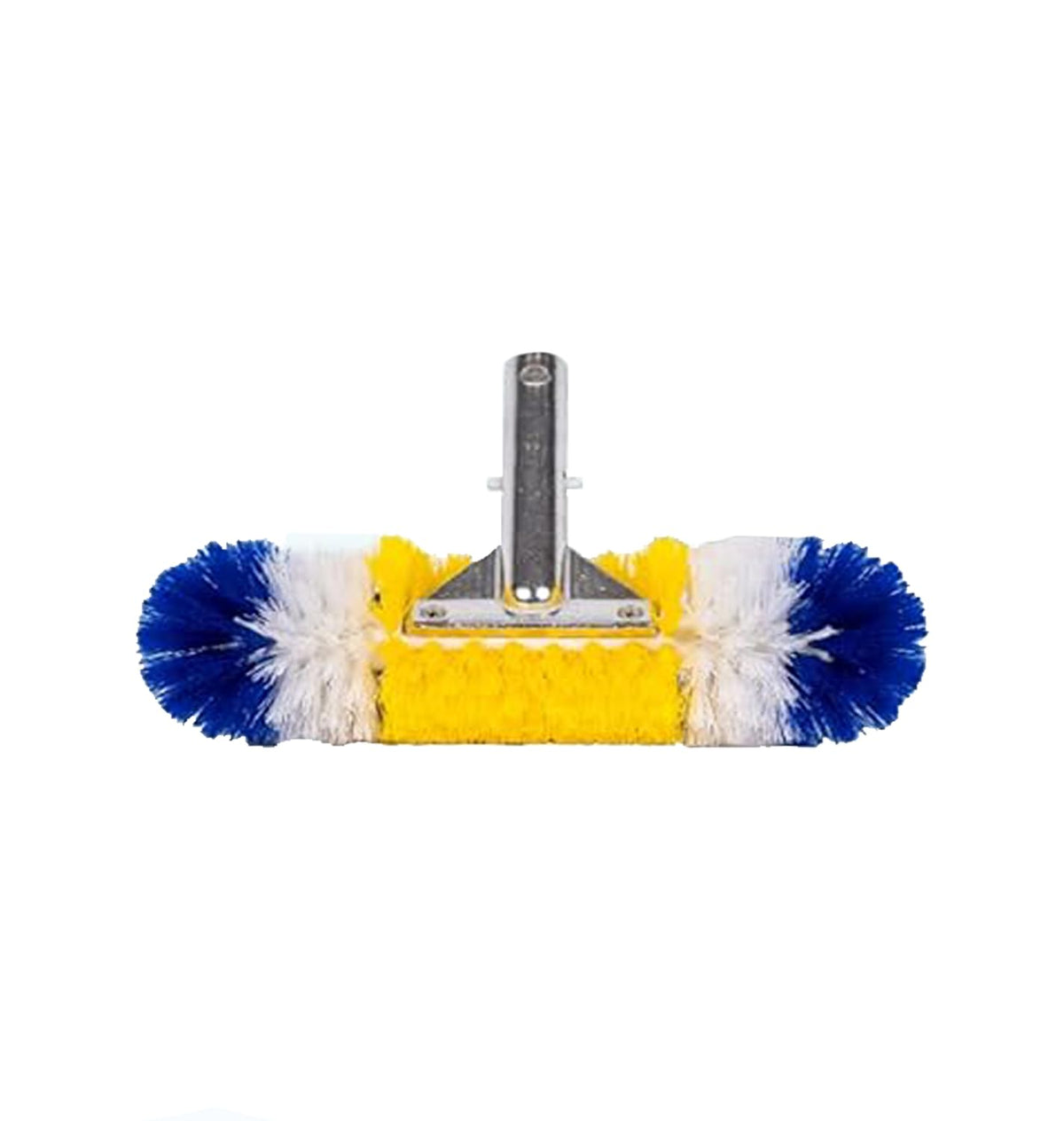 Poolzilla brush demonstrates floor cleaning across pool surfaces.