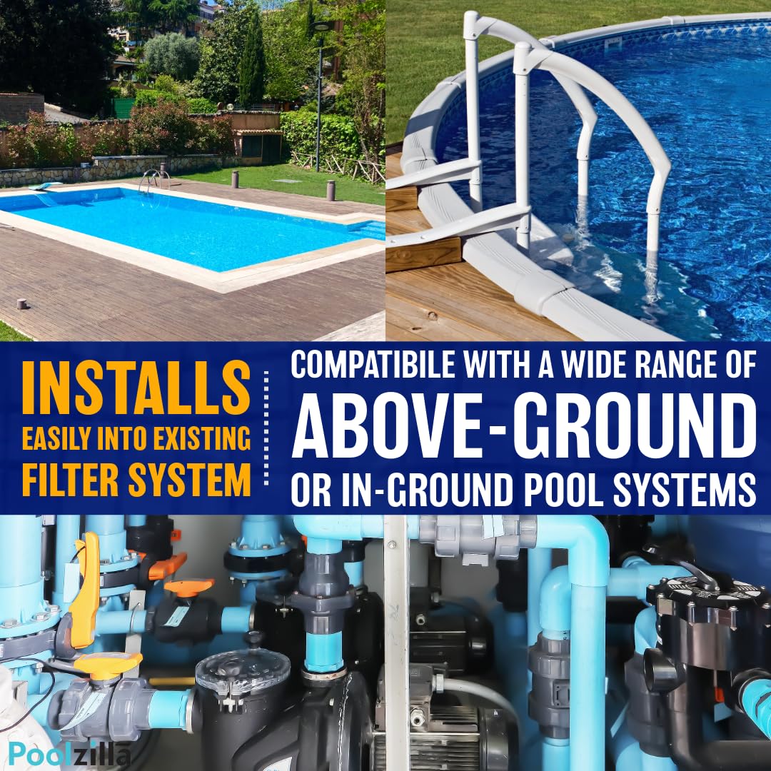 Corrosion-proof Poolzilla design built for outdoor pool use