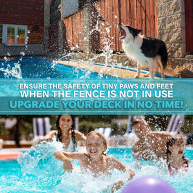 Poolzilla deck safety ground cap provides durable cover for holes