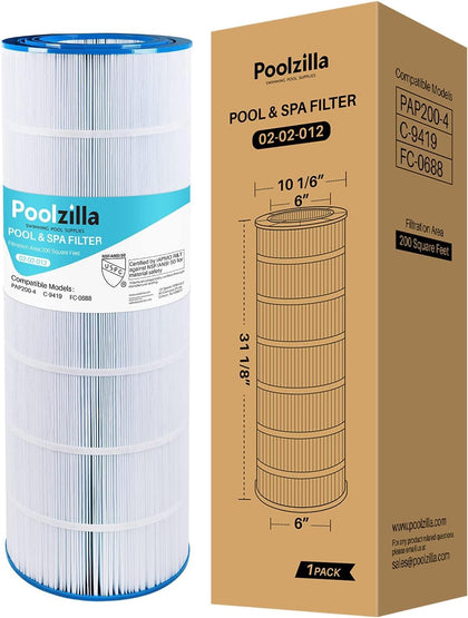 Poolzilla PAP200 replacement filter cartridge for steady flow and clearer water.