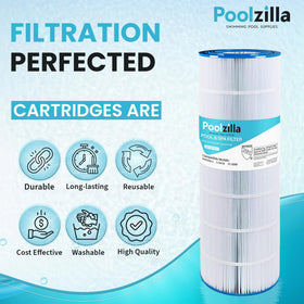 Poolzilla improves water clarity by removing sediment and turbidity.