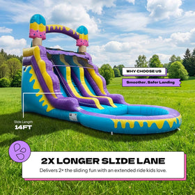 POP JUMP dual-lane racing action for competitive backyard play