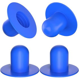 Popbee 4pc blue pool plug seals above-ground pool openings during maintenance.