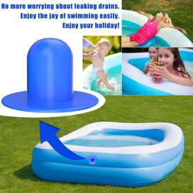 Popbee above-ground pool plug accessory for trouble-free maintenance tasks.
