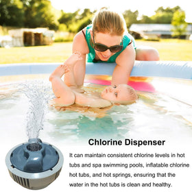 Popbee P05345 with chlorine tablets enabling stable water treatment.