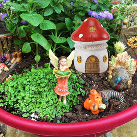 POPKER micro-landscape figures for terrariums brighten indoor displays.