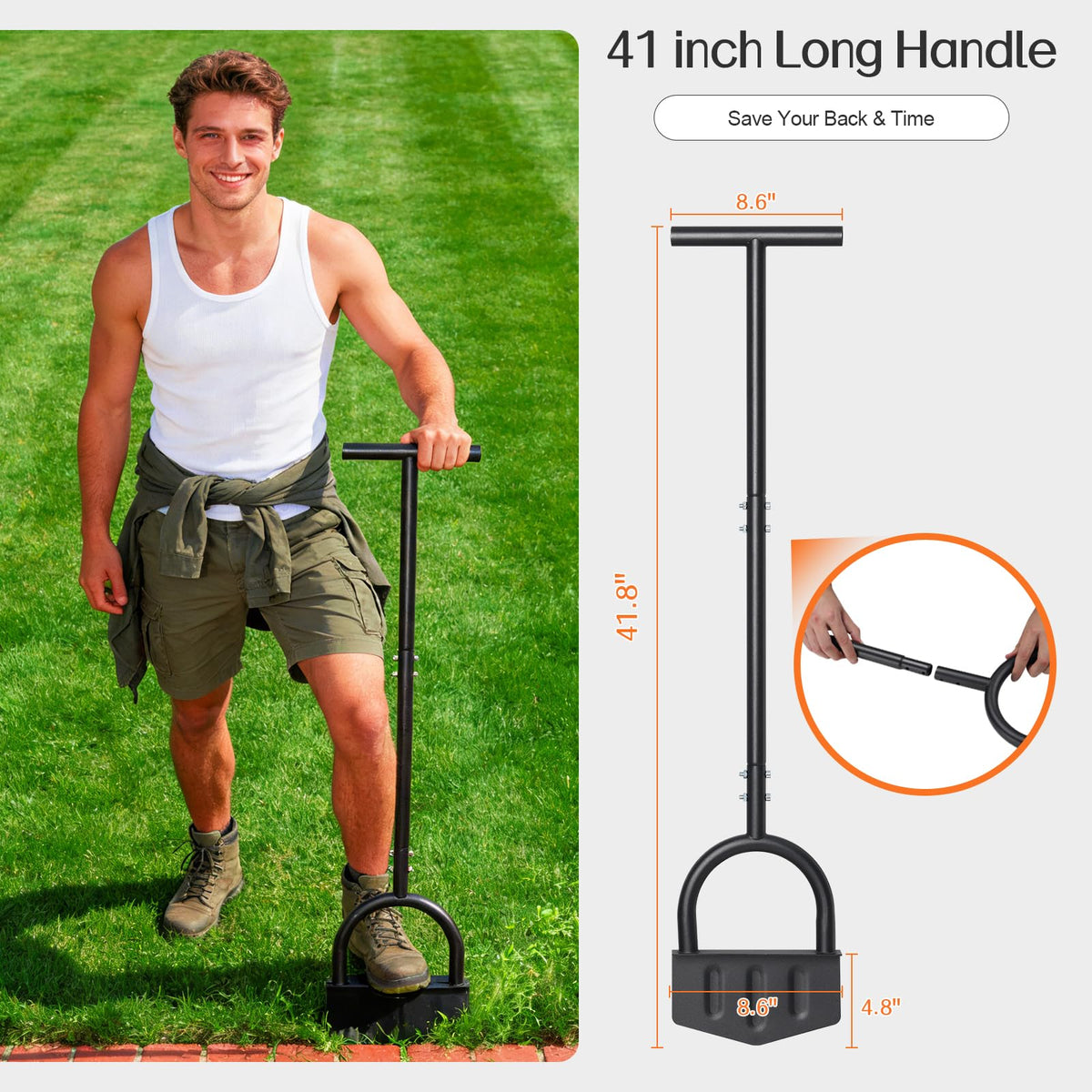PoPoHoser Weather-resistant metal resists rust for long-lasting outdoor use.