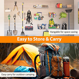 PoPoHoser convenient hanging design saves garage space.