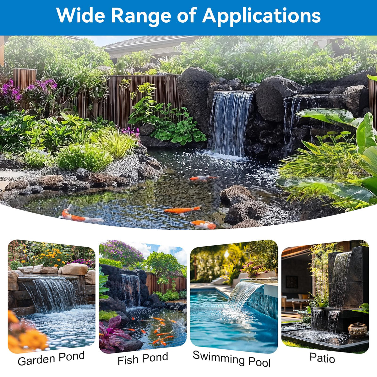 POPOSOAP 304 stainless steel design adds modern garden appeal.