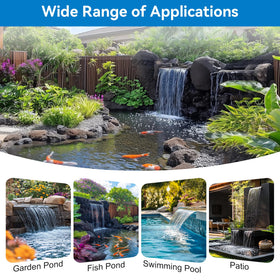 POPOSOAP 304 stainless steel design adds modern garden appeal.