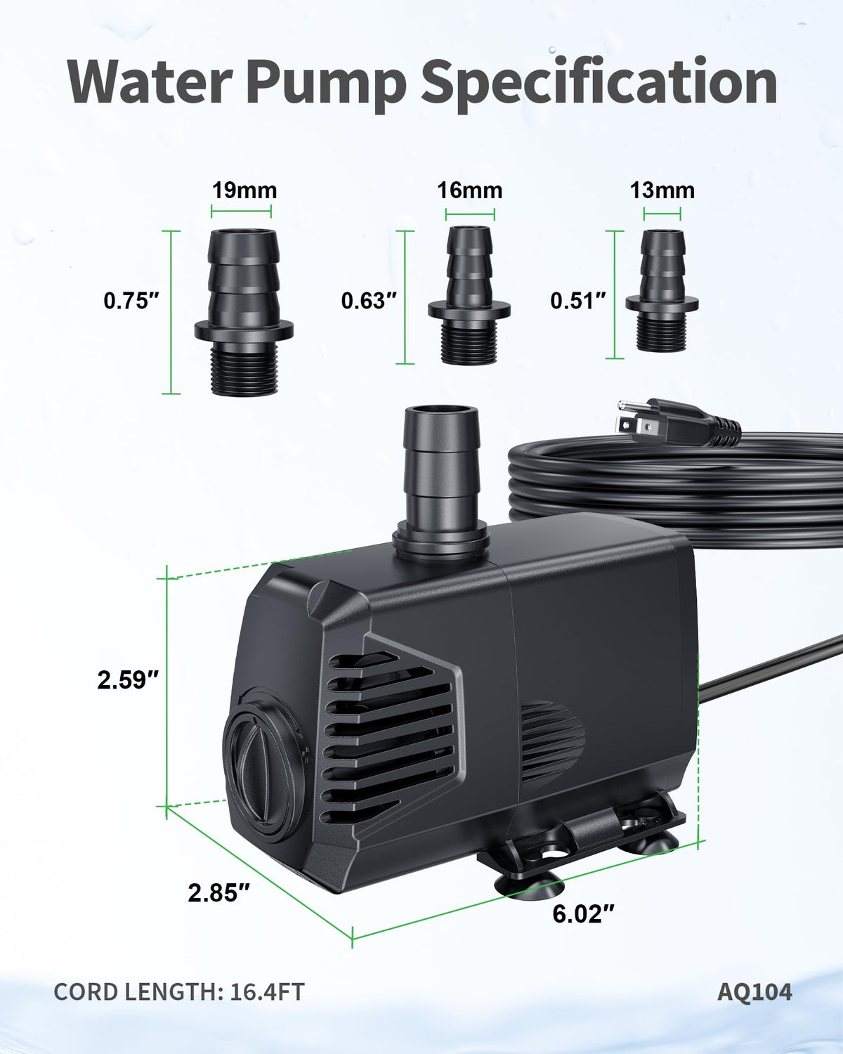 POPOSOAP 680GPH pump adjustable flow knob for tailored pressure