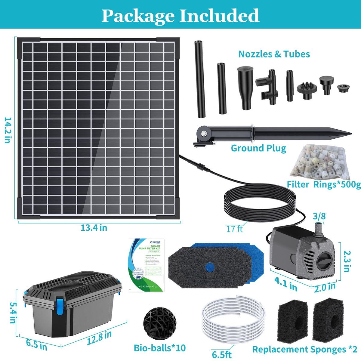 POPOSOAP bio-balls supporting biological filtration for water quality