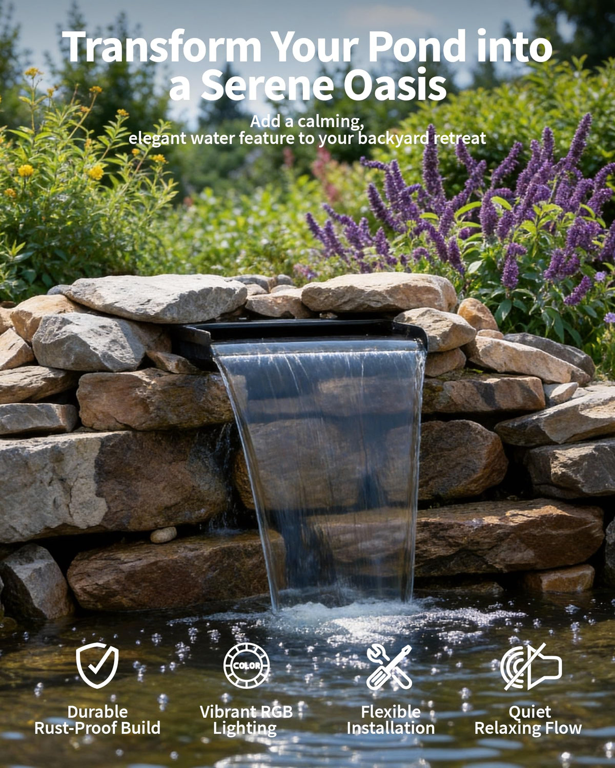 POPOSOAP installation-friendly setup for easy pond installation.
