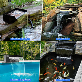 POPOSOAP indoor aquarium and balcony water feature setup