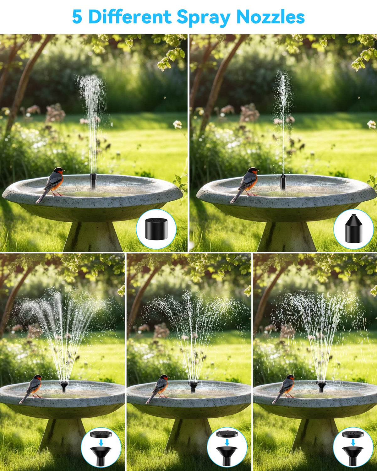 POPOSOAP 4 ft tubing for waterfalls and streams in a garden scene.