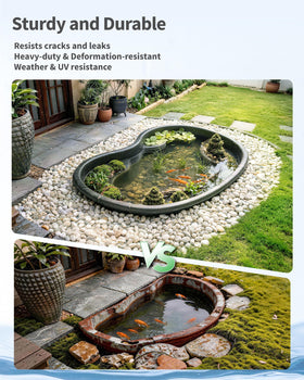 POPOSOAP basin supports a versatile backyard water feature for wildlife.