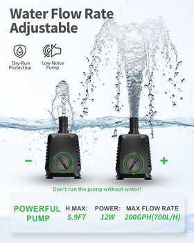 POPOSOAP pump side view showing compact 12W design and energy efficiency.