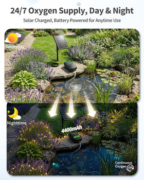 POPOSOAP quiet outdoor design minimizes noise for garden ponds