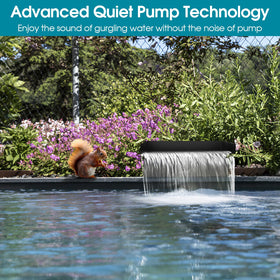 POPOSOAP quiet pump operation minimizes noise during viewing.