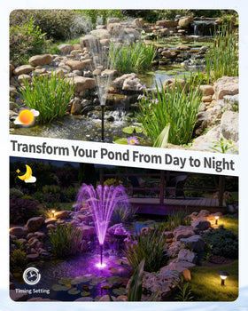 POPOSOAP single-layer nozzle creating a gentle spray for relaxing backyard features.