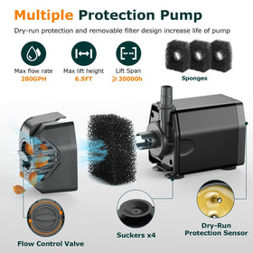 POPOSOAP four-nozzle kit offers four spray patterns for ponds