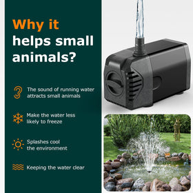 POPOSOAP outlet and tubing enable flexible pond installation
