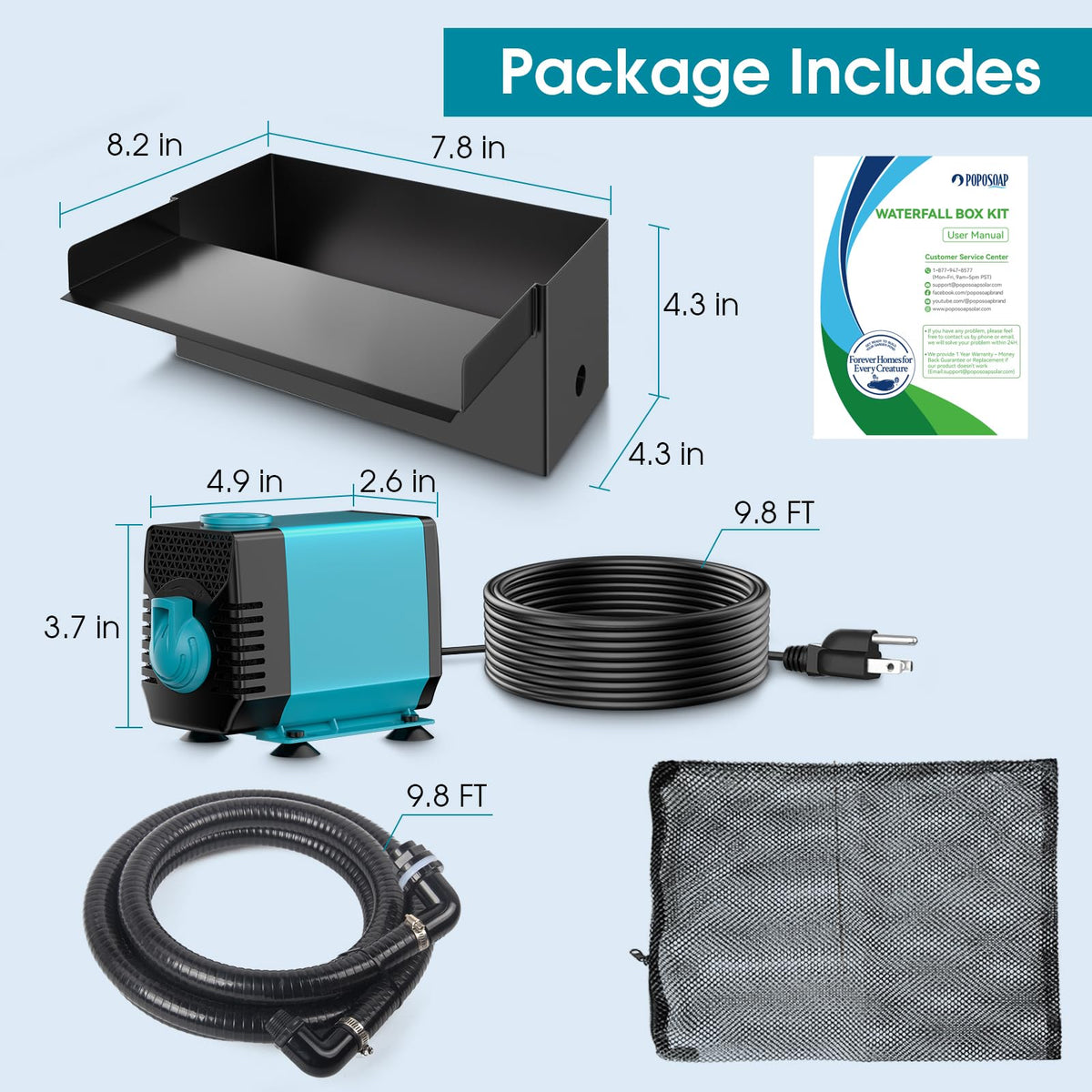 POPOSOAP triangular plug ensures a safe, reliable power connection.
