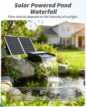 POPOSOAP whisper-quiet pump delivers serene water flow.