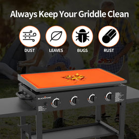 POPQEEN weather-resistant cover guards against rain, snow, and UV exposure for the Blackstone griddle.