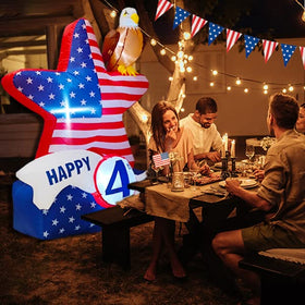 Poptrend patriotic yard decor ideal for walkways and entrances