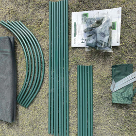 Porayhut protects pets and garden by creating a spacious outdoor play area.