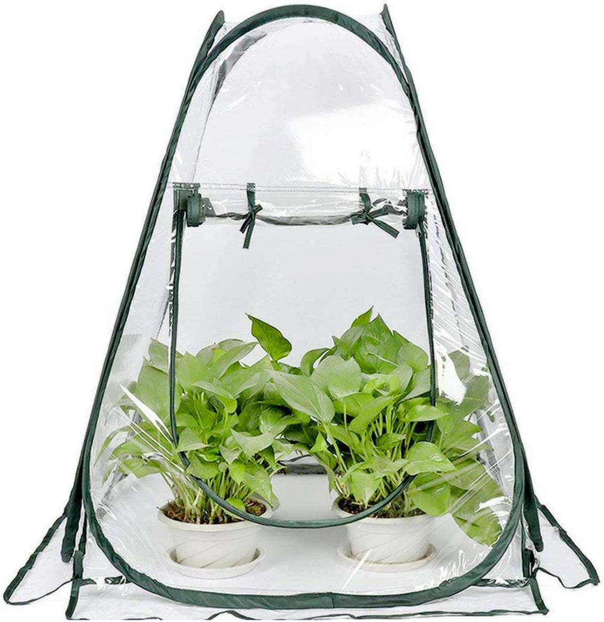 Porayhut Pop Up Greenhouse Cover ready for quick winter protection and easy setup.