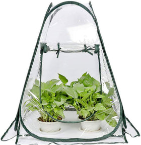 Porayhut Pop Up Greenhouse Cover ready for quick winter protection and easy setup.