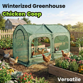 Porayhut pop up greenhouse ventilation windows ensure fresh airflow for healthier plant growth.